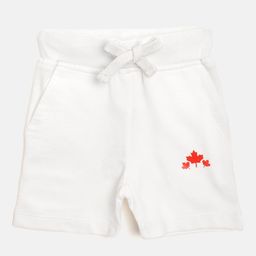 Rute Girls White Pure Cotton Solid Slim Fit Regular Shorts-image-98