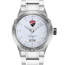 DUCATI CORSE Men White Silver Toned Analogue Watch DTWGH2019703-image-30