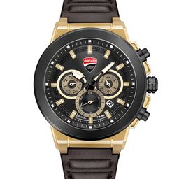 DUCATI CORSE Men Black Dial & Leather Straps Analogue Watch DTWGF2019202-image-9