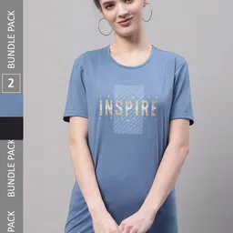 VIMAL JONNEY Pack Of 2 Printed Cotton T-shirts-image-87