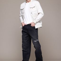 Roadster Men Loose Relaxed Fit Light Fade Jeans-image-79