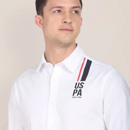 u.s. polo assn. U S Polo Assn Printed Cotton Casual Shirt-picture-47