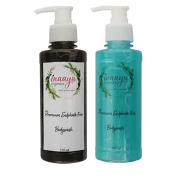 Inaaya Organics Unisex Pack of 2 Pearl Gold & Chocolate Body Wash Shower Gel 250 ml Each-picture-19