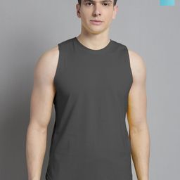 FBAR Pack Of 2 Bio Wash Pure Cotton Gym Vest-image-101