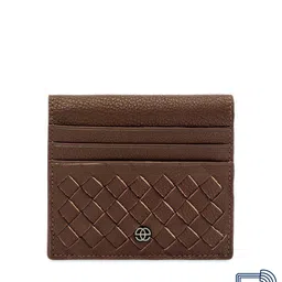 Eske Men Brown Textured Card Holder-picture-41