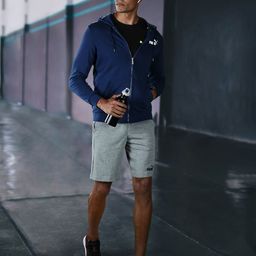 Puma Men Navy Blue Essentials Track Sustainable Jacket-38
