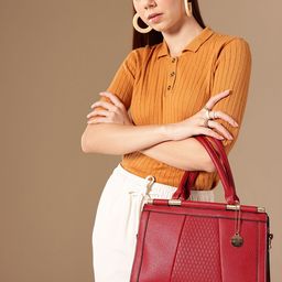 Chemistry Textured Structured Handheld Bag-37