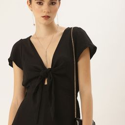 bebe Jumpsuit with Twisted Detail-image-56