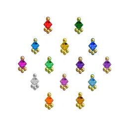 Comet Busters Stone-Studded Embellished Bindi 14 Pcs-13