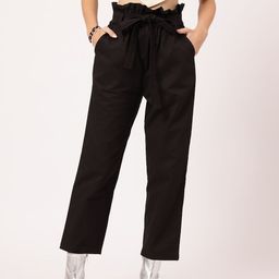 DressBerry Women Casual Constructs Cropped Trouser-picture-4