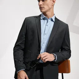 INVICTUS Notched Lapel Collar Single-Breasted Slim Fit 2 Piece Formal Suits-image-71