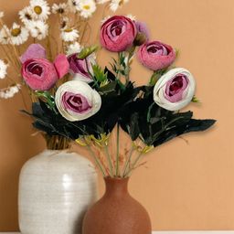 ARTSY Pink Rose Artificial Flower-22