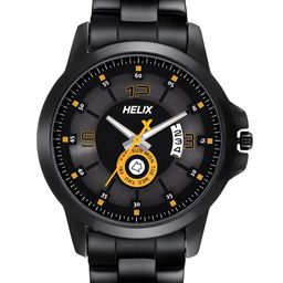 Helix Men Black Analogue Watch - TW023HG20-38