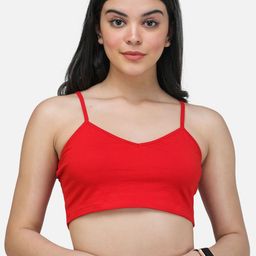 SCORPIUS Women Red Solid Fitted Top-29
