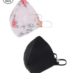 VASTRAMAY Adults Pack of 2 Reusable 4-Layers Cloth Masks-image-52