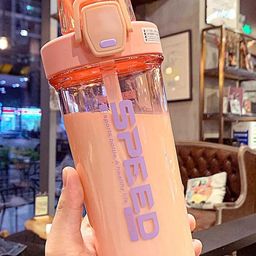 YK Pink Printed Sipper Water Bottle - 650 ml-33