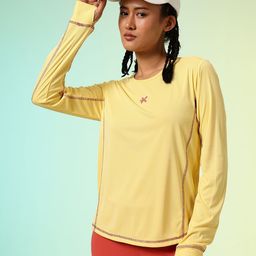 HRX by Hrithik Roshan New Era Story Contrast Stitch Rapid Dry Running T-shirt-image-97