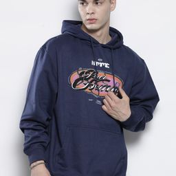 boohooMAN Oversized Pour Homme Printed Hooded Sweatshirt-image-71