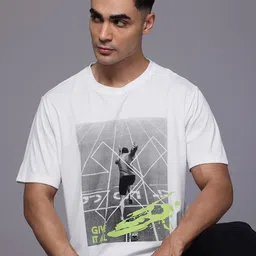 HRX by Hrithik Roshan Printed Rapid-Dry Running T-shirt-image-3