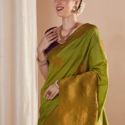 Saree mall Women Woven Zari Banarasi Sarees-image-98