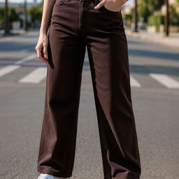 Bewakoof Women Wide Leg High-Rise Baggy Jeans-picture-38