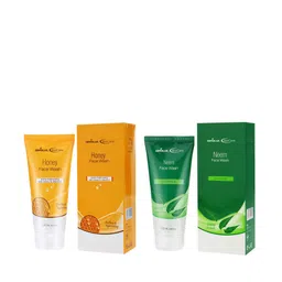 GEMBLUE BioCare Unisex Honey Face Wash & Neem Face Wash 150ml each-48