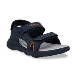 Campus Men Navy Blue & Orange Solid Sports Sandals-picture-13