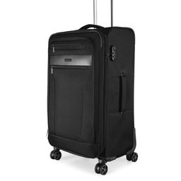 Nasher Miles Soft-Sided Large Trolley Suitcase-21