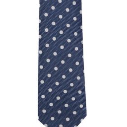 Calvadoss Blue & Grey Printed Broad Tie-image-6