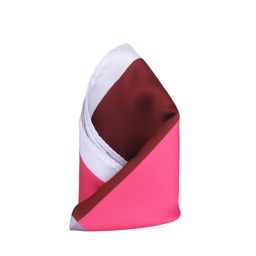 Alvaro Castagnino Pink Checked Pocket Square-image-94