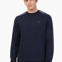 Wildcraft Men Navy Blue Solid Sweatshirt-picture-36