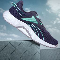 Reebok Women Navy Blue & Sea Green Woven Design Lite Plus 3.0 Running Shoes-27