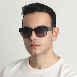 IDEE Men Square Sunglasses with UV Protected Lens IDS3073C3SG-22