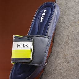 HRX by Hrithik Roshan Men Black & Green HRX Memory Foam Flip Flop-picture-18