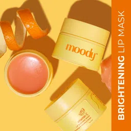 MOODY Vitamin C Lip Sleeping Mask With Mandarin Orange & Murumuru Butter - 15gm-7