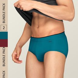 XYXX Men Solid Pack Of 2 Uno IntelliSoft Micro Modal Brief-picture-11