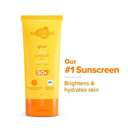 Aqualogica Glow+ Dewy Lightweight & Hydrating Sunscreen with SPF50 & PA+ - 80 g-42
