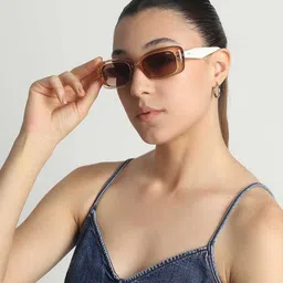 IDEE Women Rectangle Sunglasses with UV Protected Lens IDS3140C1SG-picture-55