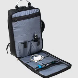 SWISS MILITARY Set Of 2 Textured Soft-Sided Small Trolley Overnighter And Laptop Bagpack image 2