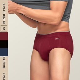 XYXX Men Pack of 3 Uno IntelliSoft Micro Modal Briefs-58