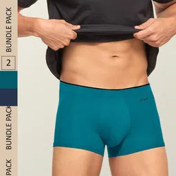 XYXX Men Pack Of 2 Uno IntelliSoft Antimicrobial Modal Trunks XYTRNK2PCKN385-picture-50