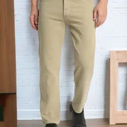 Bene Kleed Men Mid-Rise Relaxed Fit Pure Cotton Coloured Jeans-image-67