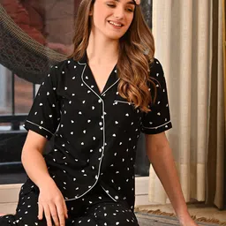 Mintmarie Women Printed Night suit-image-41