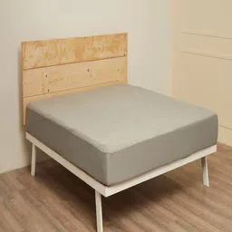 wakefit Grey Cotton Water Proof Mattress Protector-picture-19