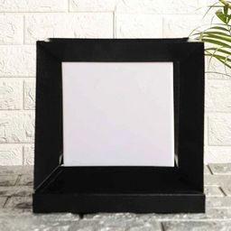 MFD HOME FURNISHING Black & White Quirky Outdoor Lamp-23