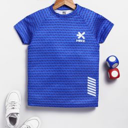 HRX by Hrithik Roshan Boys Brand Logo Printed Rapid Dry Sports T-shirt-picture-13