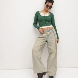 The Roadster Life Co. Lace Halter Neck Ribbed Crop Top-31