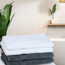 BIANCA Set Of 4 Pure Cotton Ultra-Fluffy Bath Towels-image-0