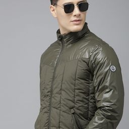 U S Polo Assn Men Olive Green Puffer Jacket-12