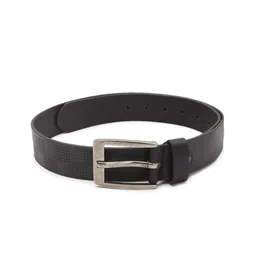 SPYKAR Men Black Textured Belt-image-27